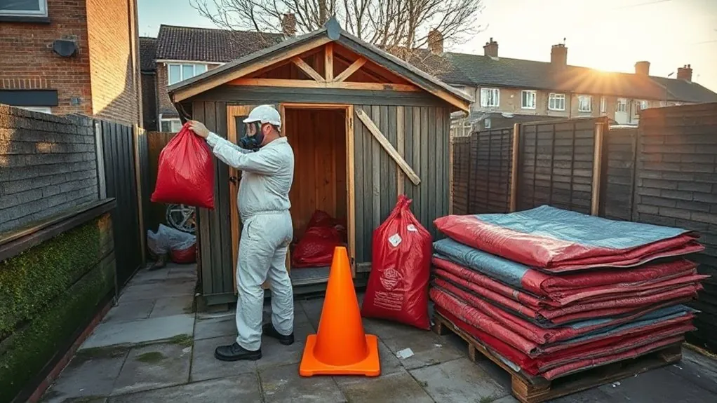 Garage & Shed Roof Removal in West Brompton — HSE-licensed specialists